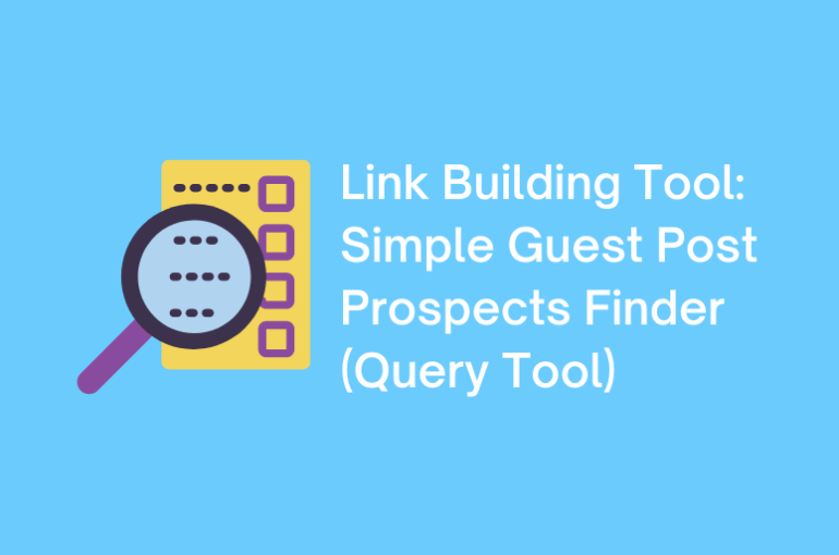 Simple Guest Post Finder Tool